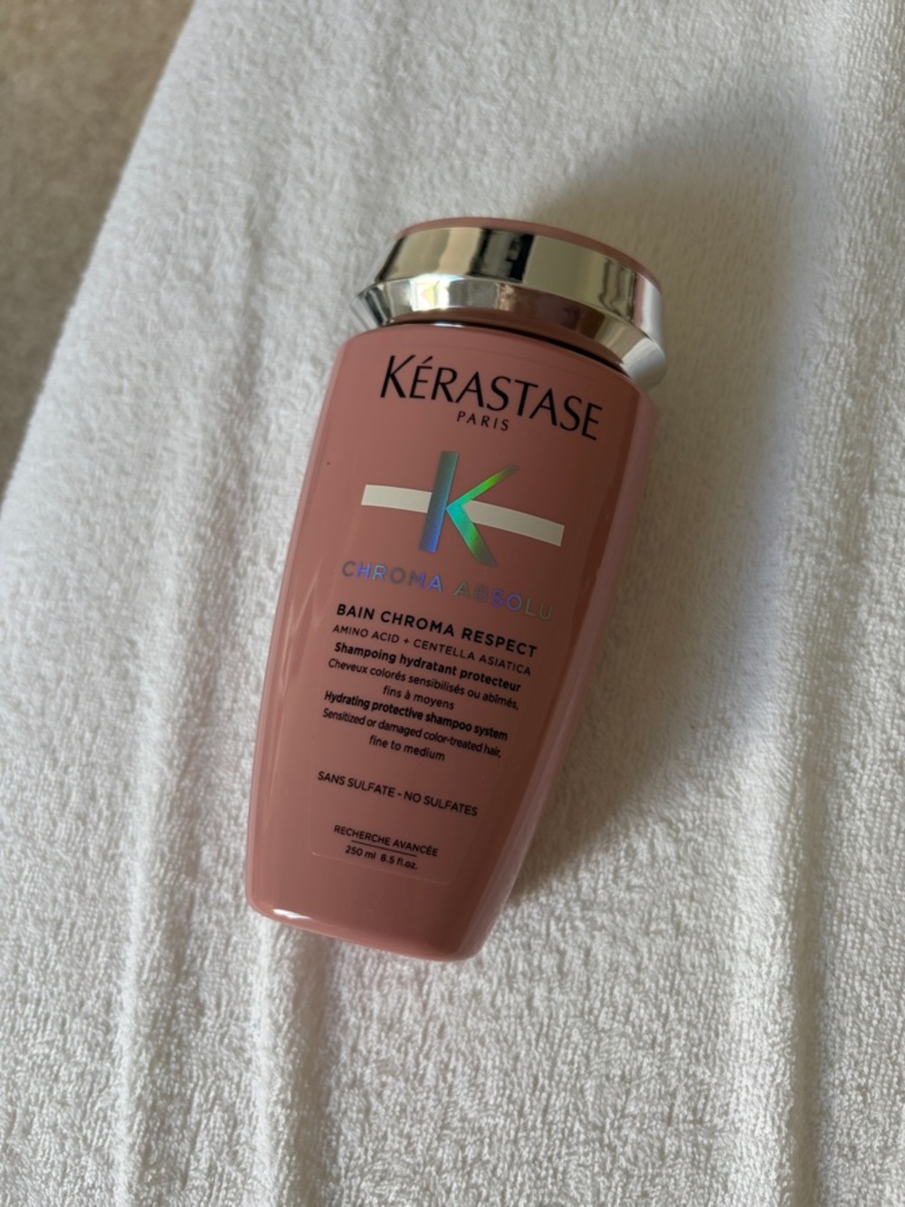 Kerastase Chroma Absolu Bain Chroma Respect - Rose Pink Bottle